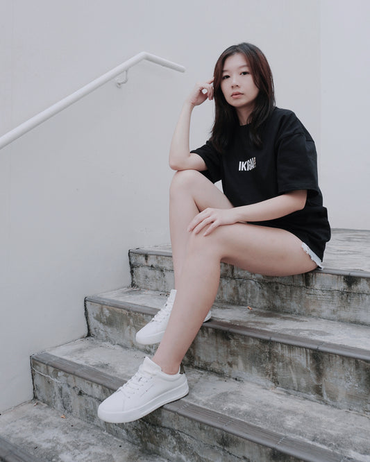 IKIGAI Oversized Tee — Black
