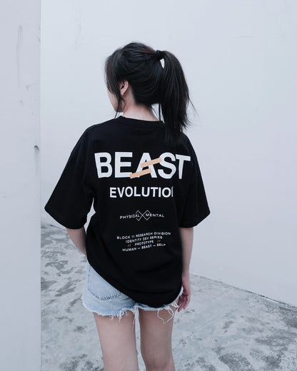 BEAST Oversized Tee — Black