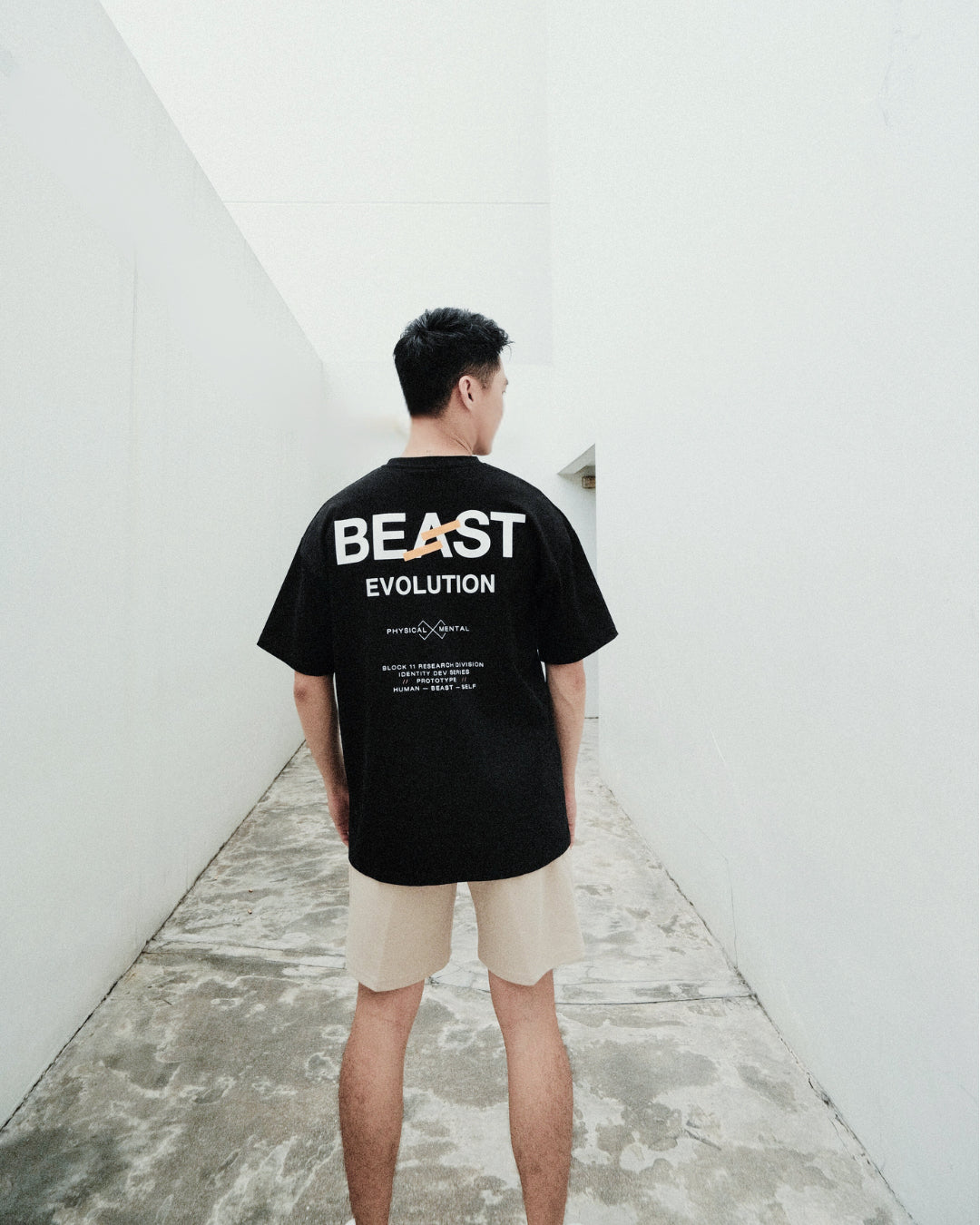 BEAST Oversized Tee — Black