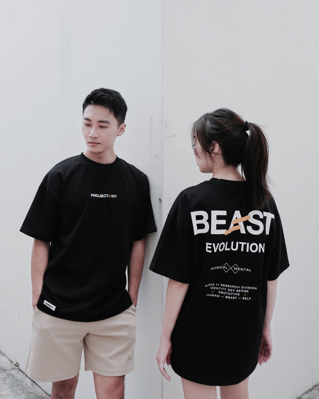 BEAST Oversized Tee — Black