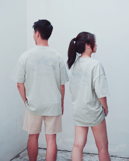 CARPE DIEM Oversized Tee — Sage Green