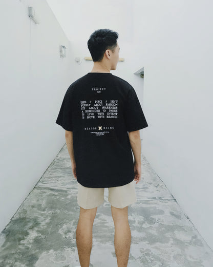 IKIGAI Oversized Tee — Black