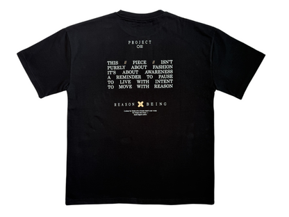 IKIGAI Oversized Tee — Black