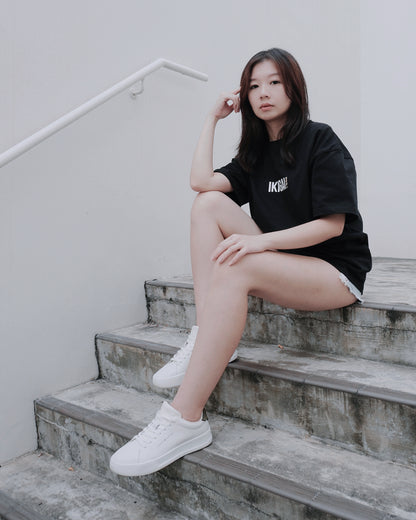 IKIGAI Oversized Tee — Black