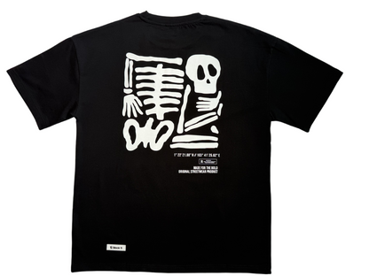 MEMENTO MORI Oversized Tee — Black