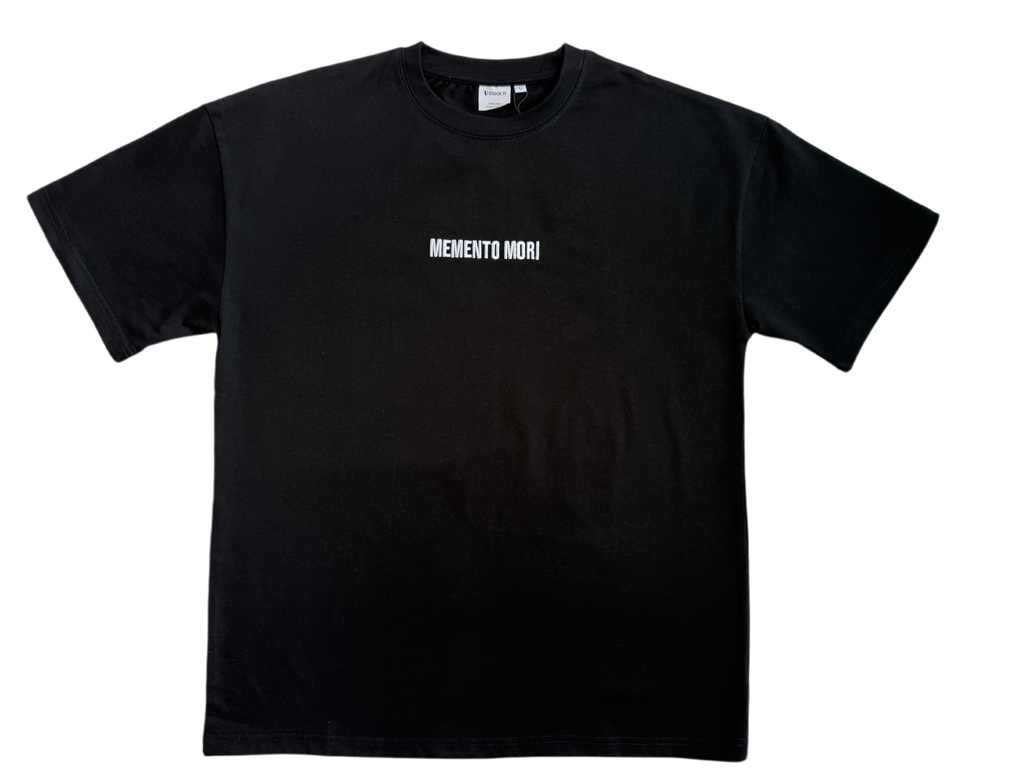 MEMENTO MORI Oversized Tee — Black