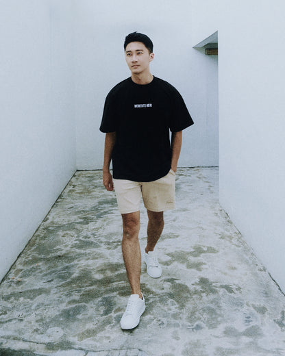 MEMENTO MORI Oversized Tee — Black